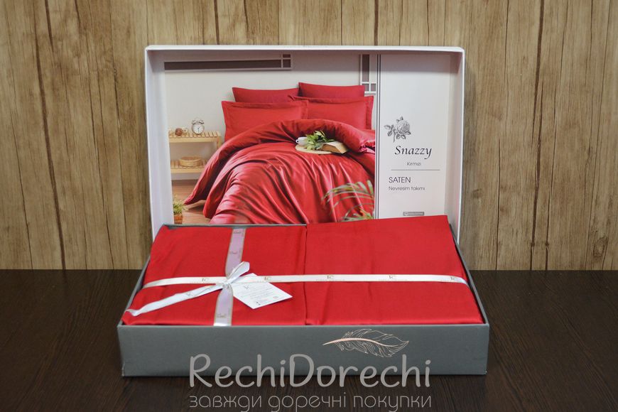 Постельное белье First Choice Cotton Satin Snazzy Red, Полуторный 160x220