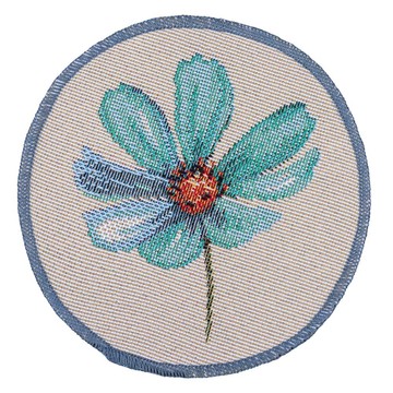 Серветка-підкладка гобеленова "Польові квіти", Ø10, Кругла