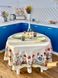 Пасхальная круглая скатерть гобеленовая "Весенний праздник" в интернет-магазине РечиДоРечи