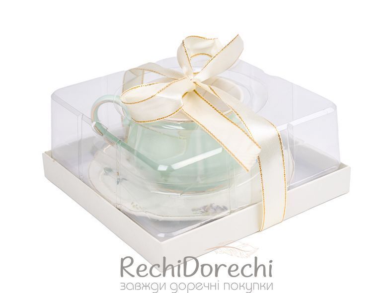 Чайний набір 2 предмета 200мл Літня серенада RechiDoRechi 975-031 фото