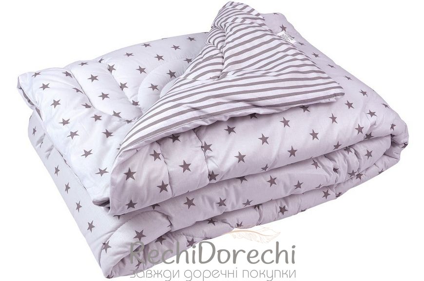 Одеяло 140х205 зимнее шерсть (бязь) Grey, 140x205