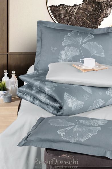 Постельное белье First Choice Cotton Satin Sofira Indigo, Полуторный 160x220