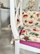 Новогодняя подушка на стул гобеленовая «Подарочки» (Золотой люрекс) в интернет-магазине РечиДоРечи