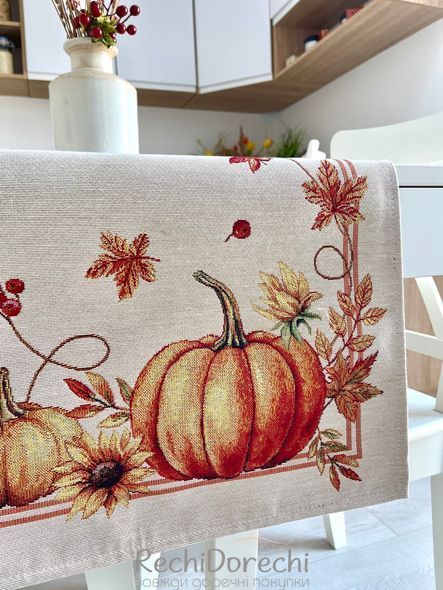 Доріжка гобеленова PUMPKIN RechiDoRechi PUMPKIN-37 фото