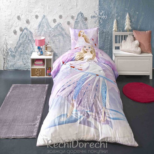 Постельное белье TAC Disney 160×220 см Frozen Breezy, Підлітковий 160x220