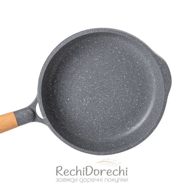 Алюмінієва сковорода 1,8 л з мармуровим антипригарним покриттям &Oslash; 24 см сіра MGC RechiDoRechi HP-4-423G фото