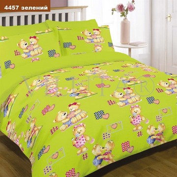 Постельное белье в кроватку Вилюта ранфорс 4457 зеленый, 105x145