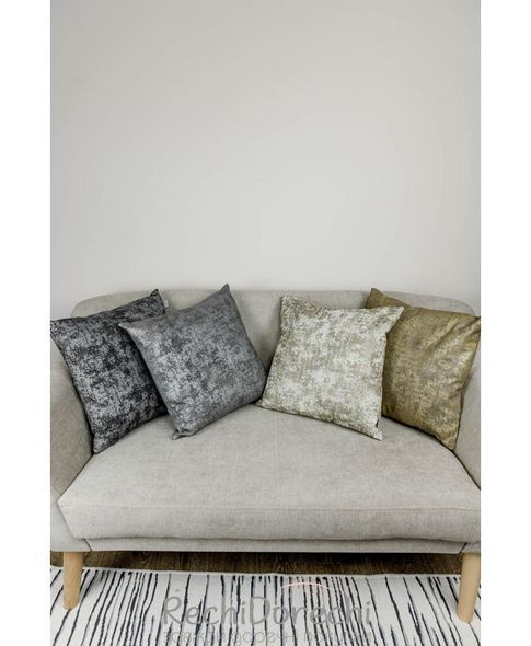 Подушка декоративна 45х45см INFINITY сіра RechiDoRechi 029599 фото