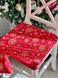 Подушка нка стілець "Сніжна ніч" (золотий люрекс) в інтернет-магазині РечіДоРечі