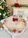 Скатертина новорічна гобеленова "Гостинці Санти" (золотий люрекс) в інтернет-магазині РечіДоРечі