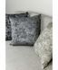 Подушка декоративна 45х45см INFINITY сіра RechiDoRechi 029599 фото 4