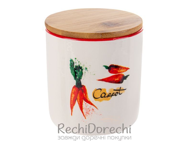 Набір банок для сипучих з 3-х шт "Hot vegetables" 620мл 10x11см RechiDoRechi 940-291 фото