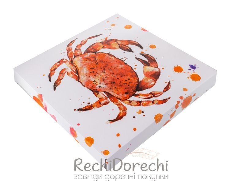 Набір тарілок "Red Shells" 2 шт 27 см RechiDoRechi 922-114 фото