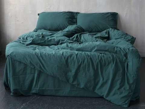 КПБ 160x220x2 LIMASSO DARK GREEN STANDART RechiDoRechi 800252 фото