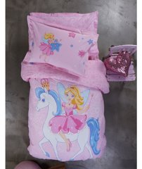 Дитячий плед - покривало Karaca Home - Periwinkle 2018-2 pembe 160*220 рожевий, 160x220