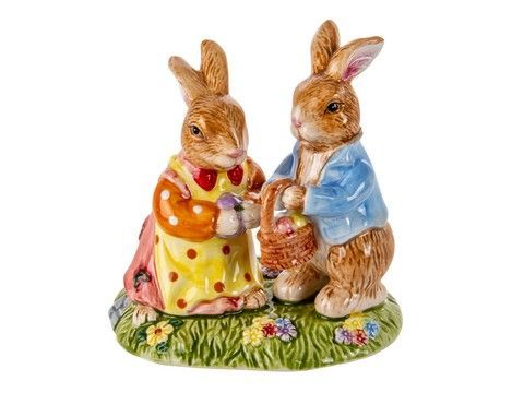 ФИГУРКА ДЕКОРАТИВНАЯ "КРОЛИКИ" 12х11х12,5СМ RechiDoRechi 59-1012 фото